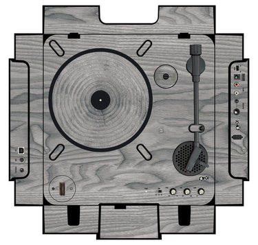 Numark PT 01 incl. Sides Skin Wood Grey